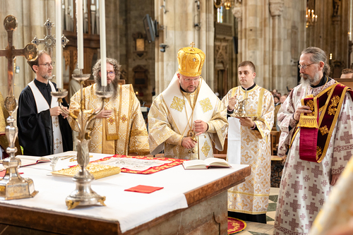 Priesterweihe Byzantinischer Ritus im Stephansdom / Erzdiözese Wien/ Schönlaub