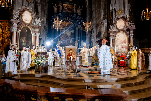 byzantinisches Pontifikalamt Stephansdom